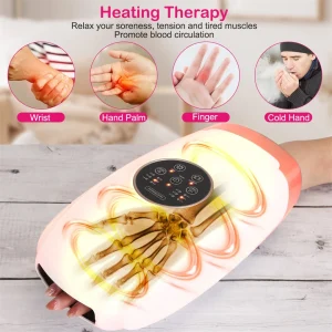 Cordless Electric Hand Massager with Compression