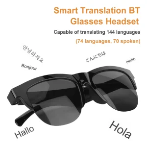 144 Languages Smart Glasses Translator Bluetooth