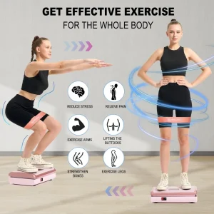 Whole Body Vibratory Board Home Gym Exercise